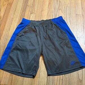 Nike Men's Athletic Shorts in Gray and Blue
